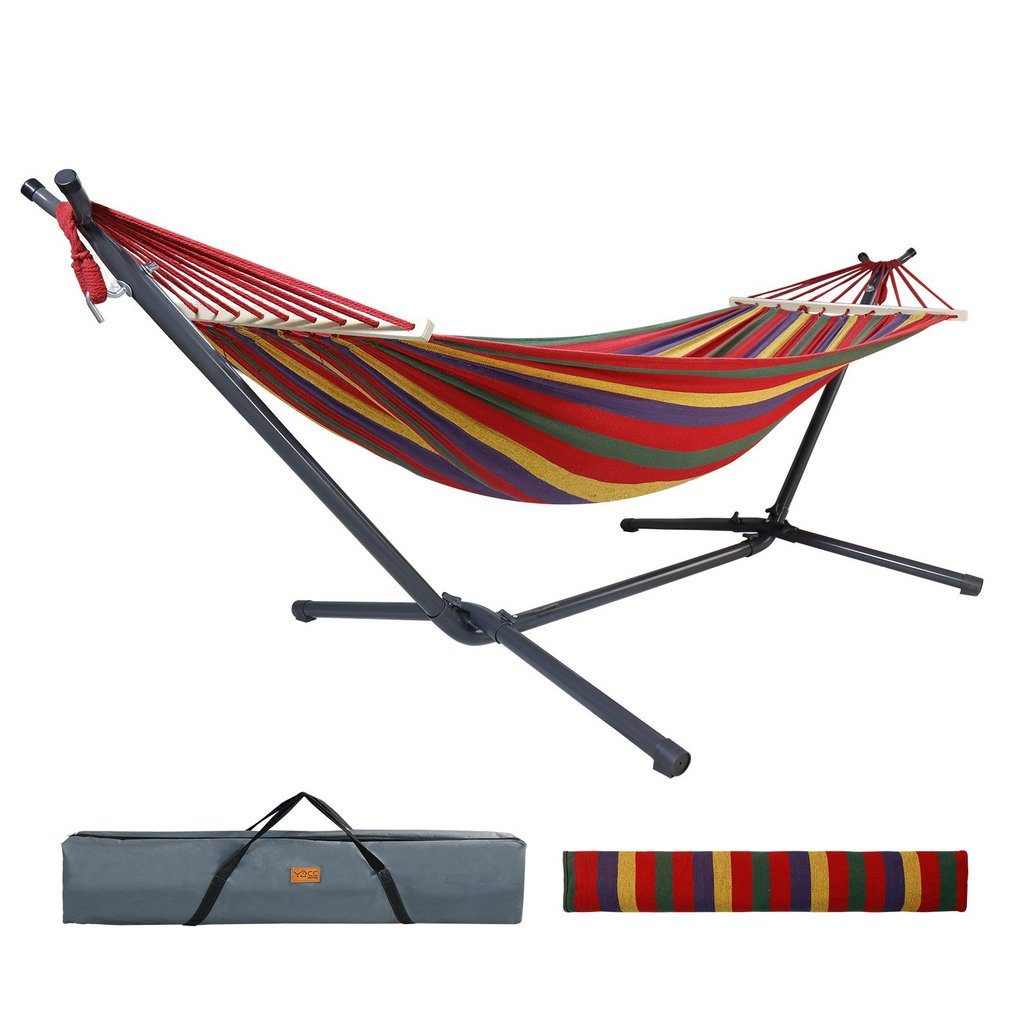 CCLIFE Hängematte mit Gestell - Outdoor Bis 120kg